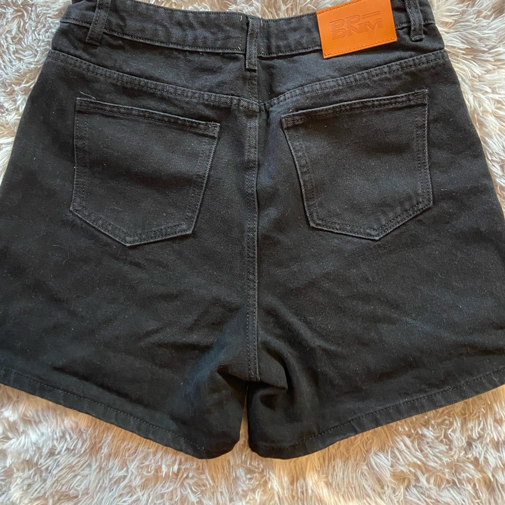 Princess Polly Black Denim Shorts